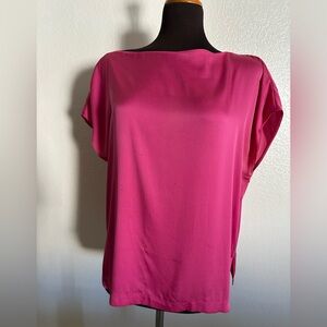 Gorgeous a Vince Silk Pink loose Blouse